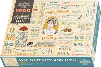 Jane Austen Jigsaw Puzzle (1000 Pieces) - Reduced Glare Matte Finish - Includes Box and Mini Poster with Puzzle Art Jane Austen Jigsaw Puzzle (1000 Pieces) - Reduced