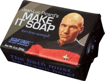 Star Trek - Jean Luc Picard Make it Soap! - 1 Mini Bar of Soap Star Trek - Jean Luc Picard Make it Soap! - 1