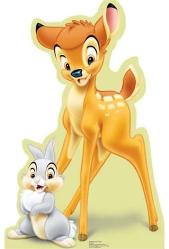 Disney - Bambi & Thumberxz - Cardboard Cutout