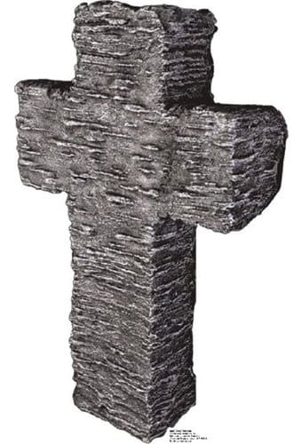 Cross Tombstone - Cardboard Cutout