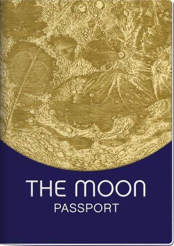 Passport to The Moon Mini Notebook