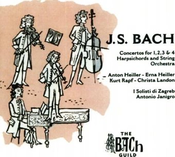 J.S. Bach: Concertos for 1,2,3, & 4 Harpsichords