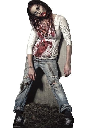 Zombie Girl - Cardboard Cutout