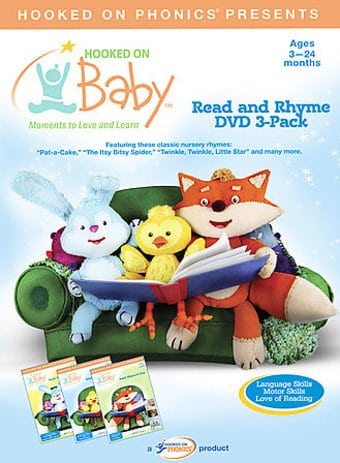 Hooked on Baby - Read and Rhyme - 3 Pack (3-DVD)
