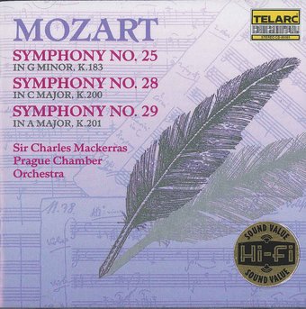 Mozart: Symphonies No. 25, No. 28 & No. 29