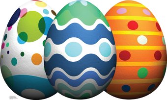 Easter Egg Grouping - Cardboard Cutout