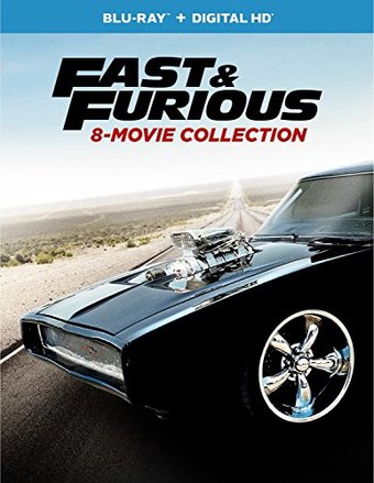Fast & Furious: 8-Movie Collection (Blu-ray)