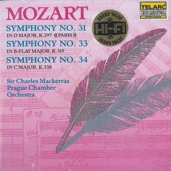 Mozart: Symphonies No. 31, No. 33 & No. 34