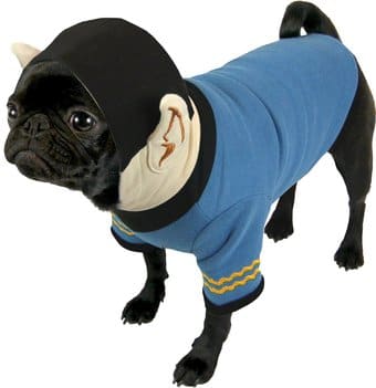 Star Trek - Spock Costume - Dog Hoodie - Small