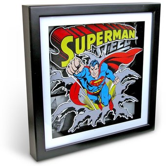 DC Comics - Superman - Flying Shadow Box