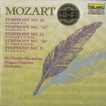 Mozart: Symphonies No. 10, No. "42," No. 12, No.