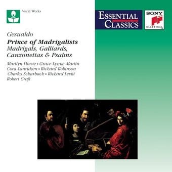 Gesualdo: Madrigals / Galliards / Canzonettas /