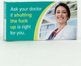 Funny Gum - Ask Your Doctor if Shutting The Fuck