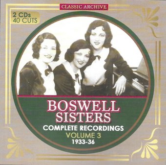 Boswell Sisters: Complete Recordings V.3 (2Cd) Amz