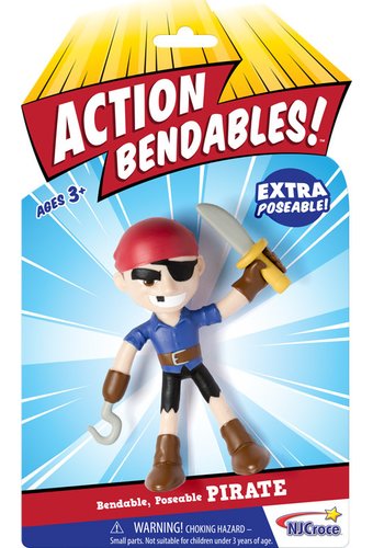 Pirate - 4" Action Bendable Figure