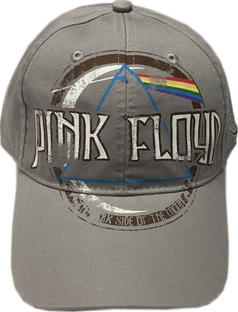 Pink Floyd - Distressed Dark Side of the Moon Baseball Cap - Sand Pink Floyd - Distressed Dark Side of the Moon
