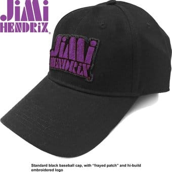 Jimi Hendrix - Purple Stencil Logo Baseball Cap