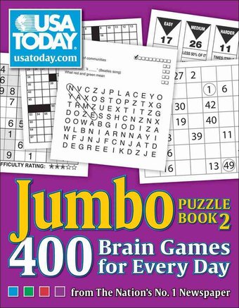 Puzzles: USA Today Jumbo Puzzle Book 2: 400 Brain