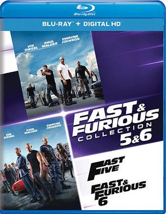 Fast and Furious Collection: 5 and 6 (Blu-ray)