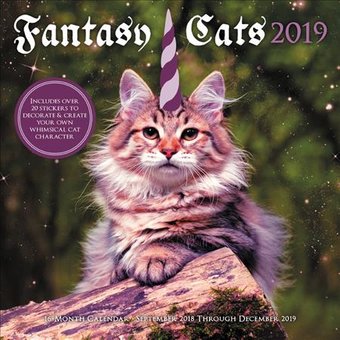 Fantasy Cats Calendar - 2019 - Wall Calendar