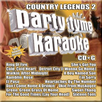 Party Tyme Karaoke: Country Legends, Volume 2