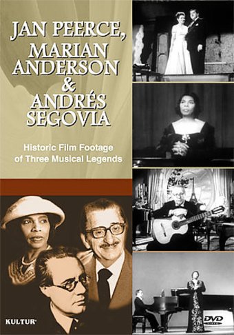 Jan Peerce, Marian Anderson and Andres Segovia