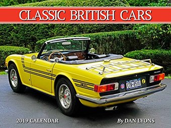 Classic British Cars - 2019 - Wall Calendar