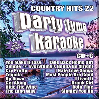 Party Tyme Karaoke: Country Hits, Volume 22
