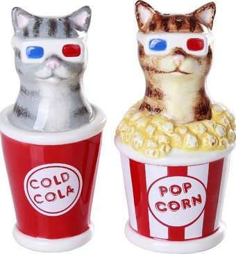 Cat - 3D Kitties Salt & Pepper Shakers