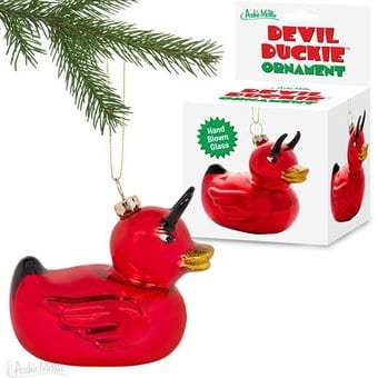 Devil Duckie - Glass Ornament Devil Duckie - Glass Ornament