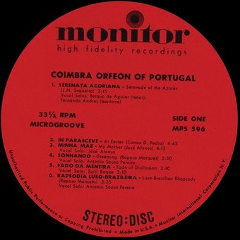 Coimbra Orfeon of Portugal