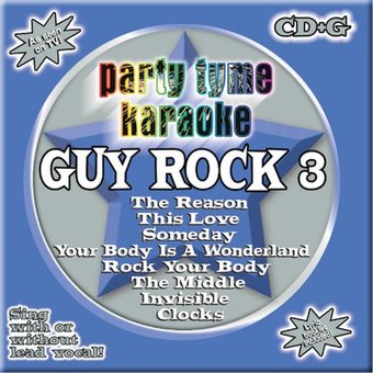 Party Tyme Karaoke: Guy Rock, Volume 3