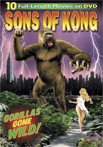 Sons of Kong: 10 Full-Length Movies on 3-DVDs (3D