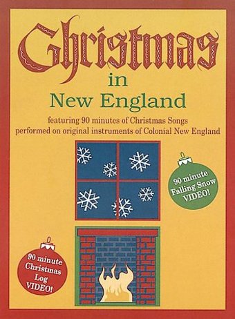 Christmas in New England: Christmas Log / Snow!