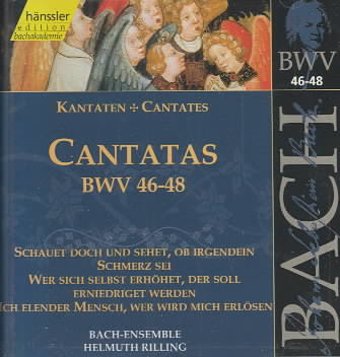 Sacred Cantatas Bwv 46-48