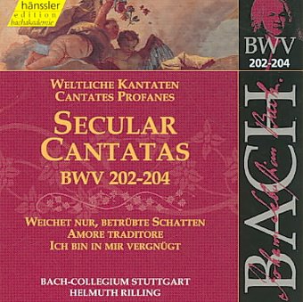 Secular Cantatas Bwv 202-204