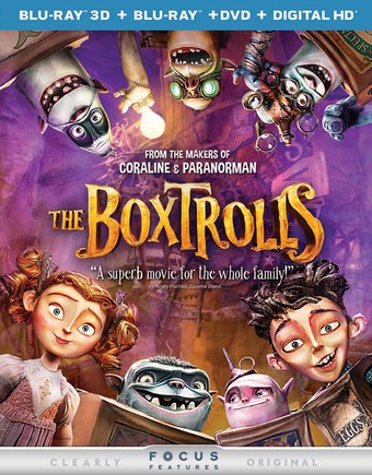 The Boxtrolls 3D (Blu-ray + DVD)