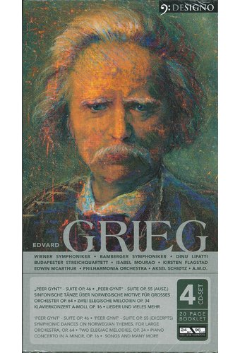 Edvard Grieg (4-CD + 20-Page Booklet)