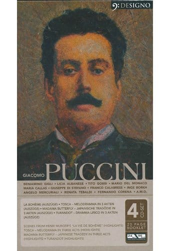 Giacomo Puccini (4-CD + 20-Page Booklet)