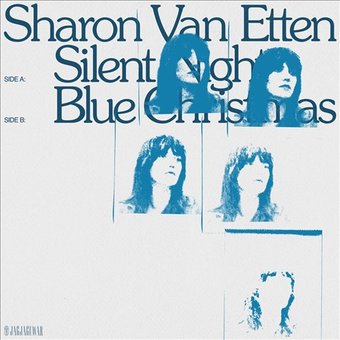 Silent Night / Blue Christmas (Clear Blue) (Blue)