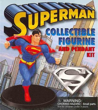 Superman Collectible Figurine and Pendant Kit
