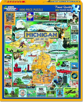 Best of Michigan Puzzle (1000 Pieces)