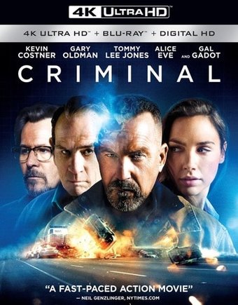 Criminal (4K Ultra HD Blu-ray, Blu-ray)