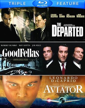 The Departed / Goodfellas / The Aviator (Blu-ray)