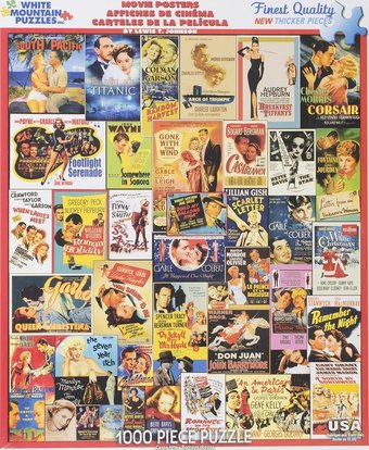 Classic Movie Posters - 1000 Piece Puzzle