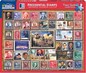 Presidential Stamps Puzzle (1000 Pieces)