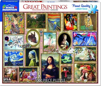 Great Paintings Puzzle (1000 Pieces)