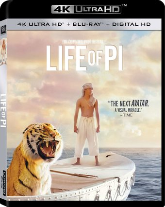 Life of Pi (4K Ultra HD Blu-ray, Blu-ray,