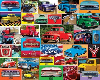 Ford Motors - Classic Ford Pickups Puzzle (1000