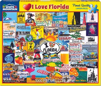 I Love Florida - Puzzle (1000 Pieces)
